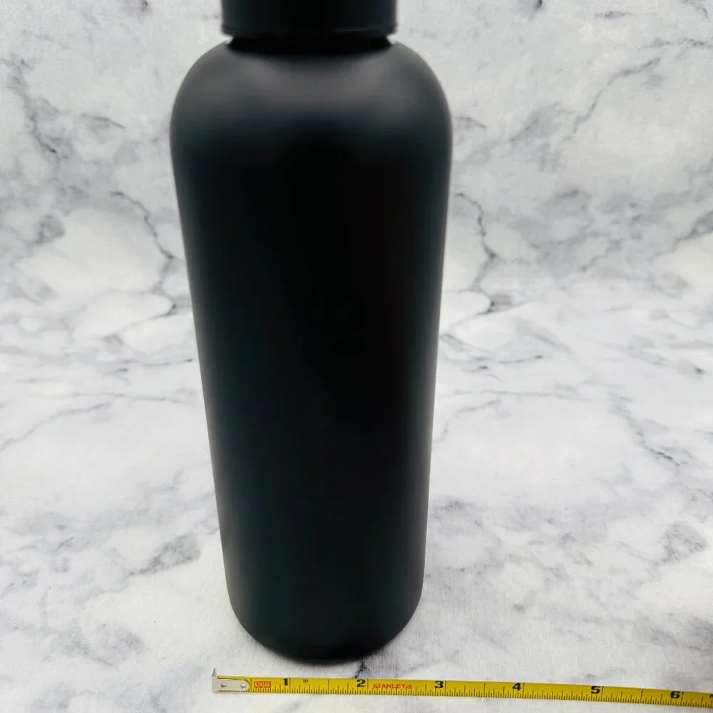 Paco Rabanne Invictus Water Bottle, Matte Black 750ml, Logo Design, Boxed - NEW